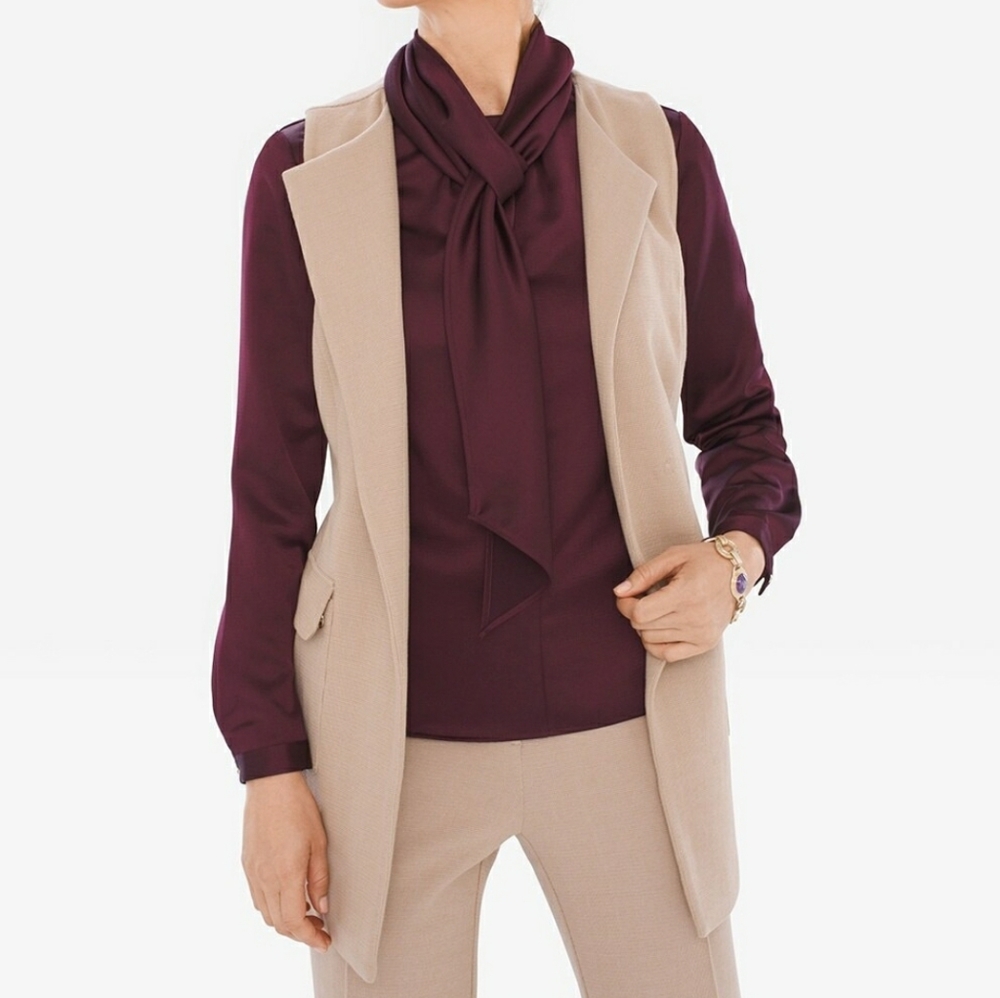 Chico's Black Label Knit Vest